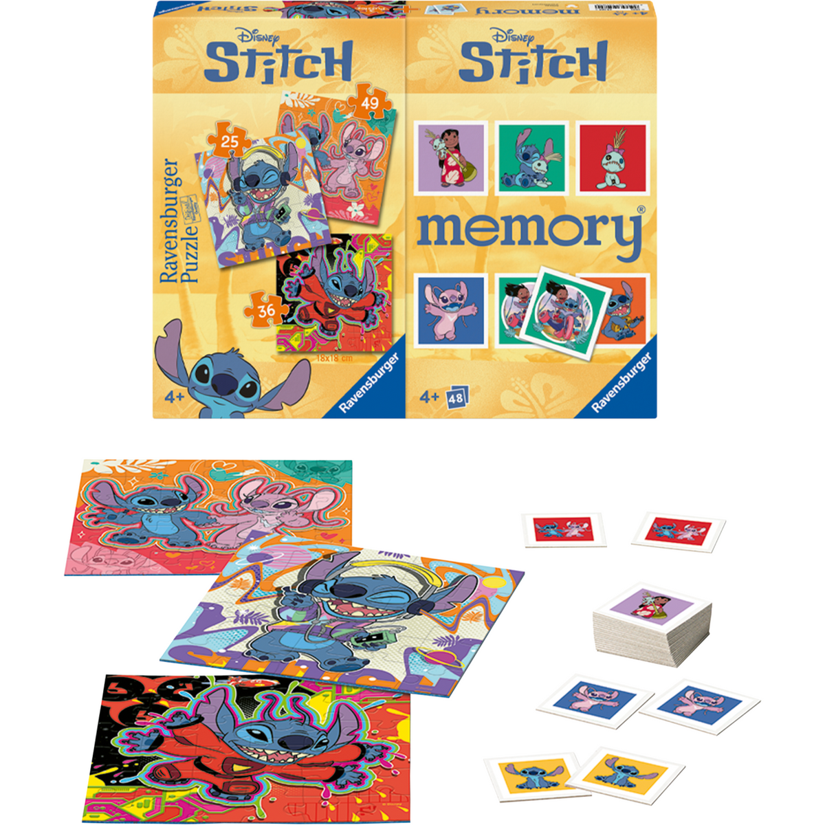 Casse-têtes et jeu de mémoire Stitch