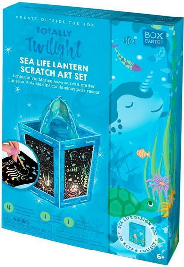 Box CanDIY - Sea Life Lantern Scratch Art Set (Bil)