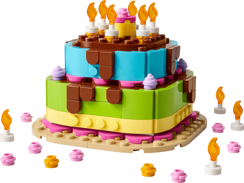 Le gâteau d’anniversaire - Lego