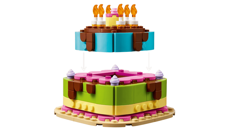 Le gâteau d’anniversaire - Lego