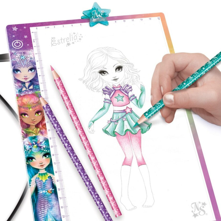 Tablette lumineuse de designer de mode - Nebulous Stars