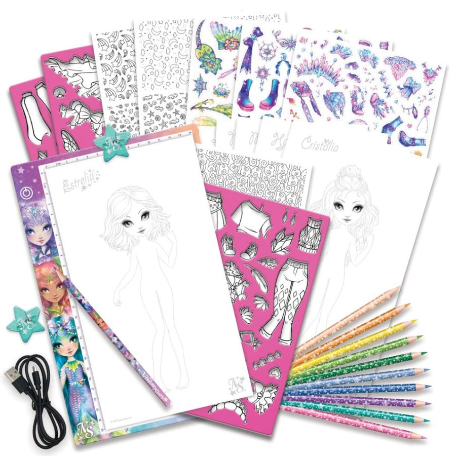 Tablette lumineuse de designer de mode - Nebulous Stars