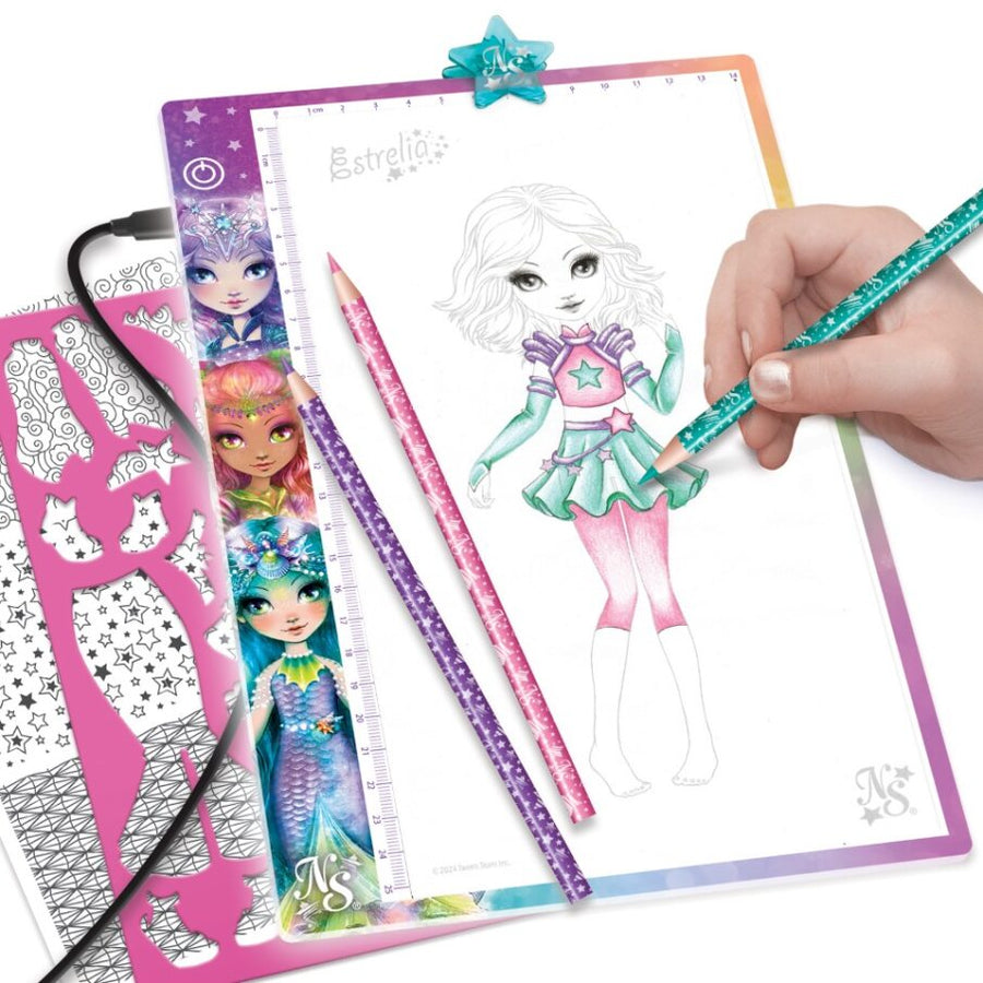 Tablette lumineuse de designer de mode - Nebulous Stars