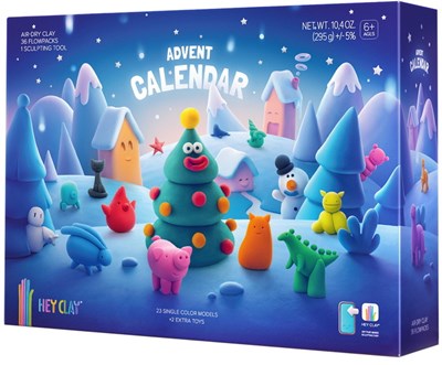 Ensemble d'argile Hey Clay - Calendrier de l'Avent 2024