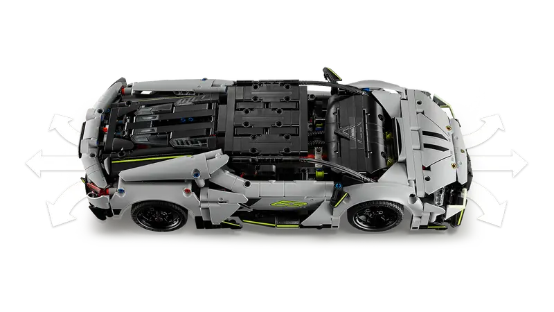 La voiture supersportive Lamborghini Revuelto - Technic