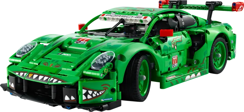 La voiture de course Porsche 911 GT3 R REXY AO Racing - Technic