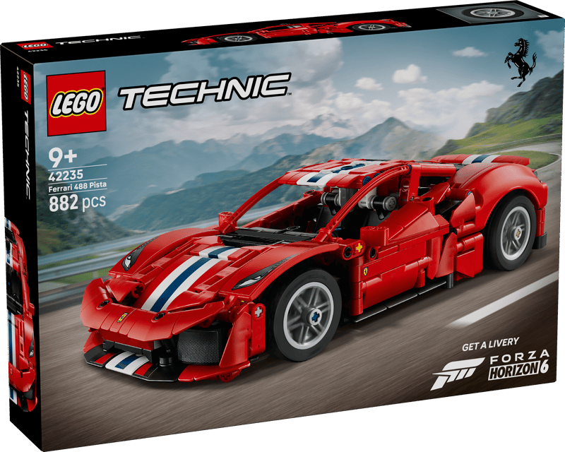 La voiture Ferrari 488 Pista - Technic