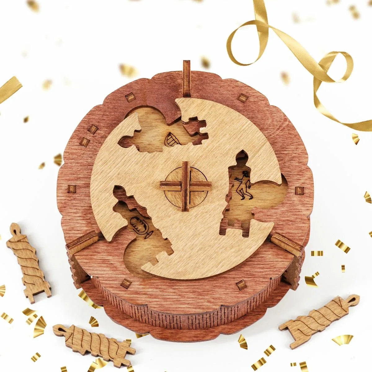 Gift Puzzle Box - Birthday Cake (Bil)
