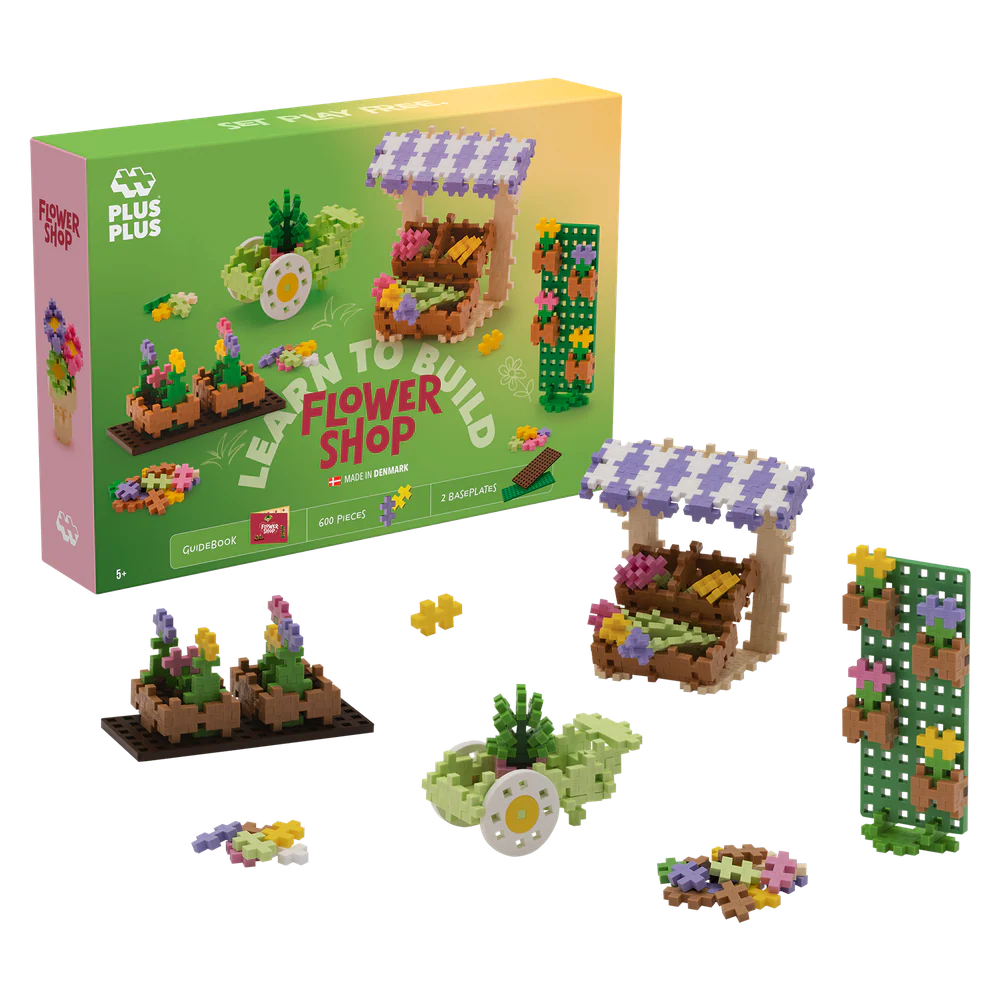 Plus Plus - Learn to Build - Flower Shop - 600 pcs