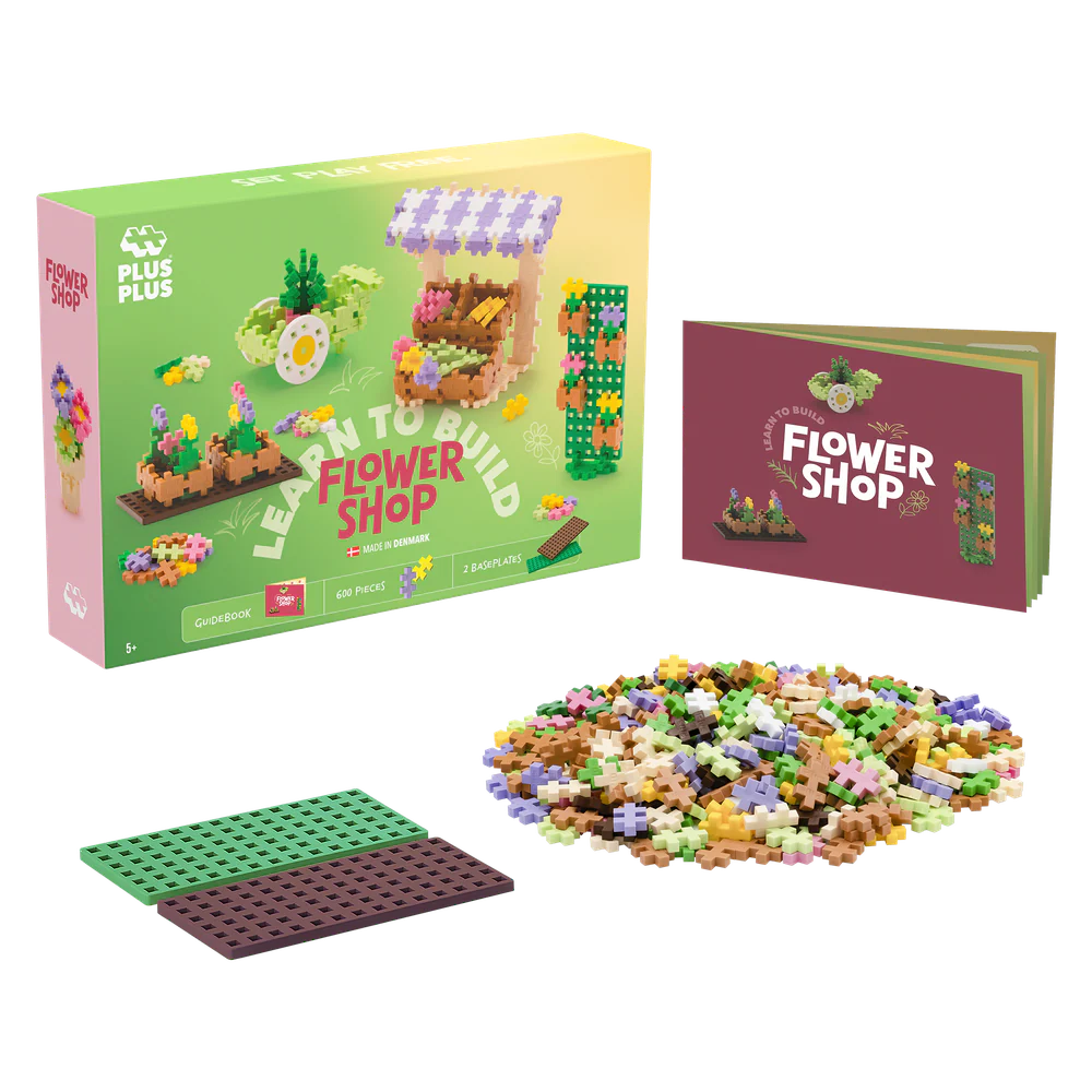 Plus Plus - Learn to Build - Flower Shop - 600 pcs