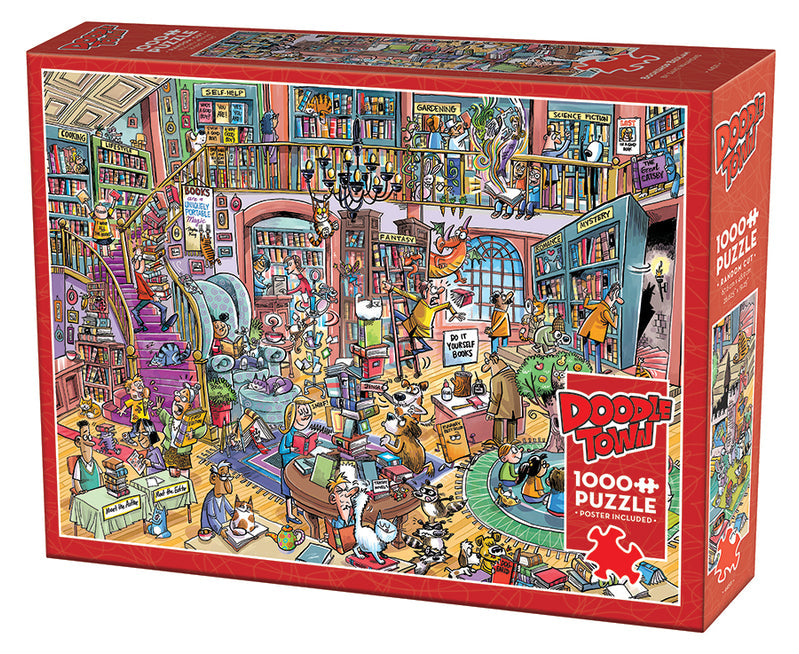 Doodle Town - Bookshop Bedlam - 1000 pcs