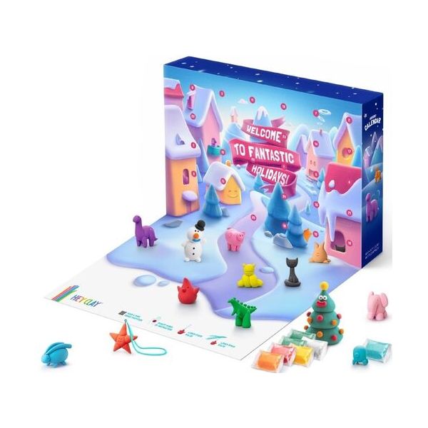 Ensemble d'argile Hey Clay - Calendrier de l'Avent 2024