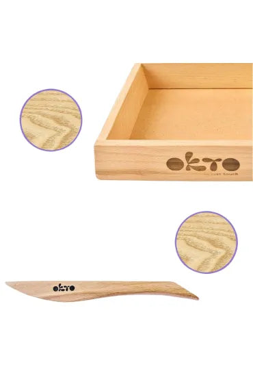 OKTO Wood & Craft - Fleurs - Inspiration (Multi)