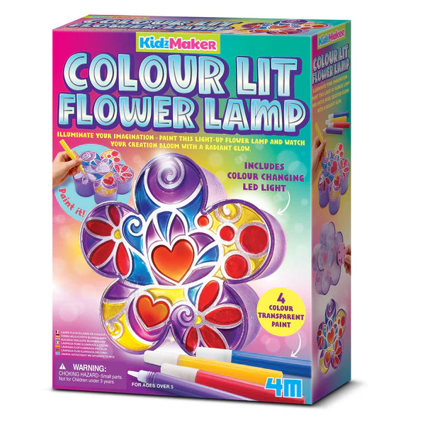 Colour Lit Flower Lamp (Multi)