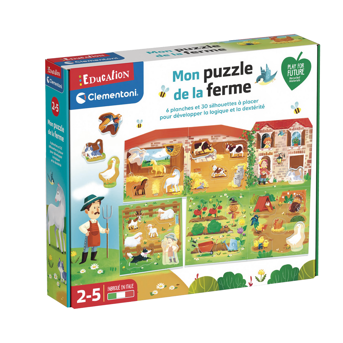 Mon puzzle de la ferme - Clementoni Education (Fr)