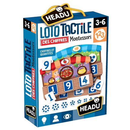 Loto tactile des chiffres Montessori (Fr)