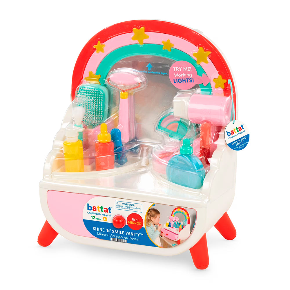 Battat - Shine 'N' Smile Vanity Beauty Set