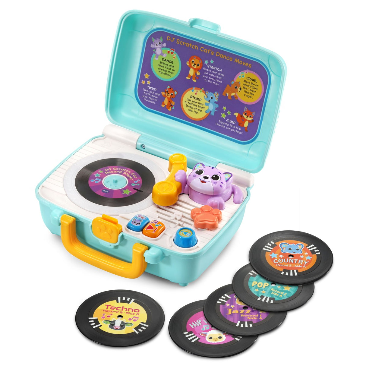 VTech - DJ Scratch Cat Record Player (En)