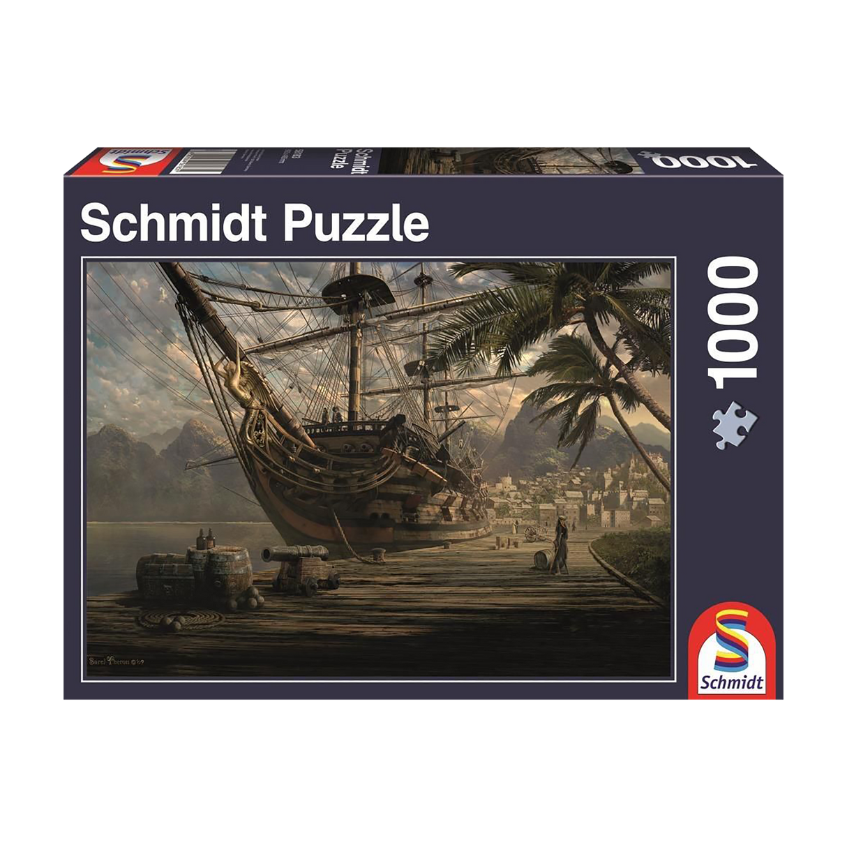 Bateau au port - 1000 mcx