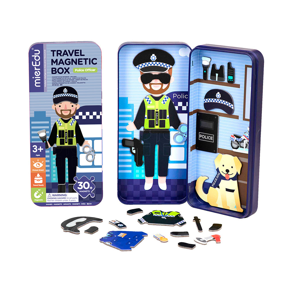 MierEdu - Magnetic Travel Box - Police Officer