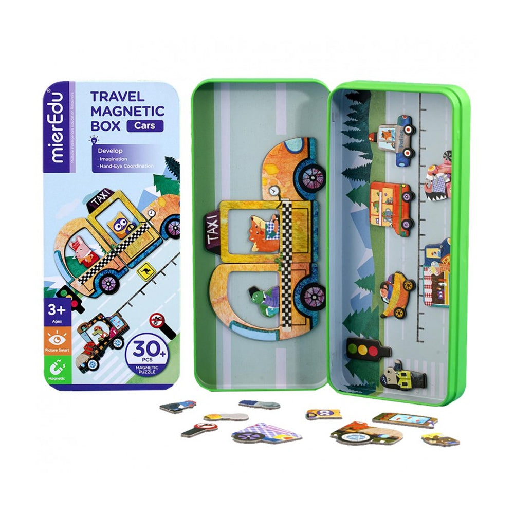 MierEdu - Magnetic Travel Box - Vehicles