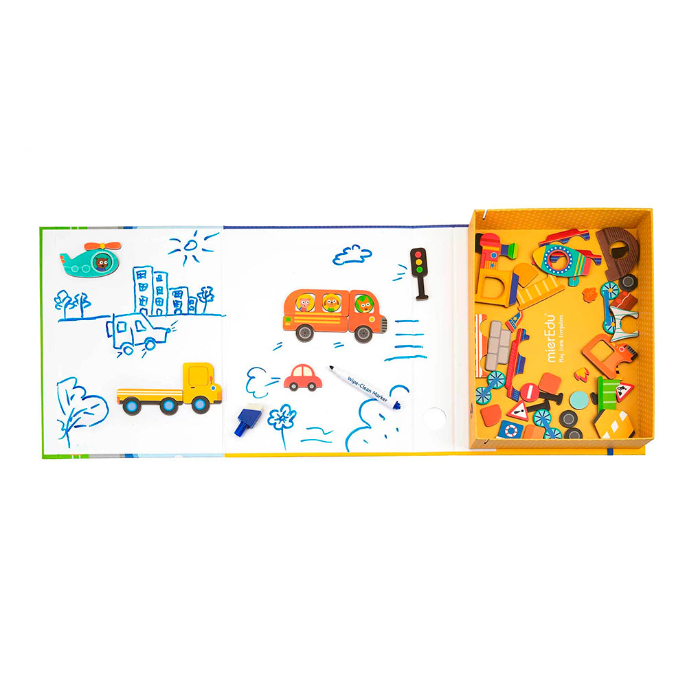 MierEdu - Boite d'art magnétique - Véhicules