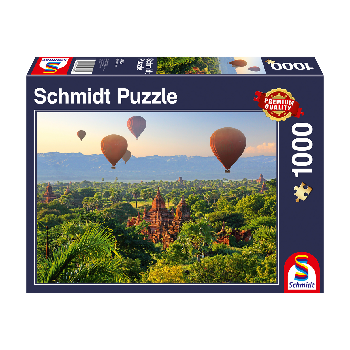 Hot Air Balloons Mandalay Myanmar - 1000 pcs