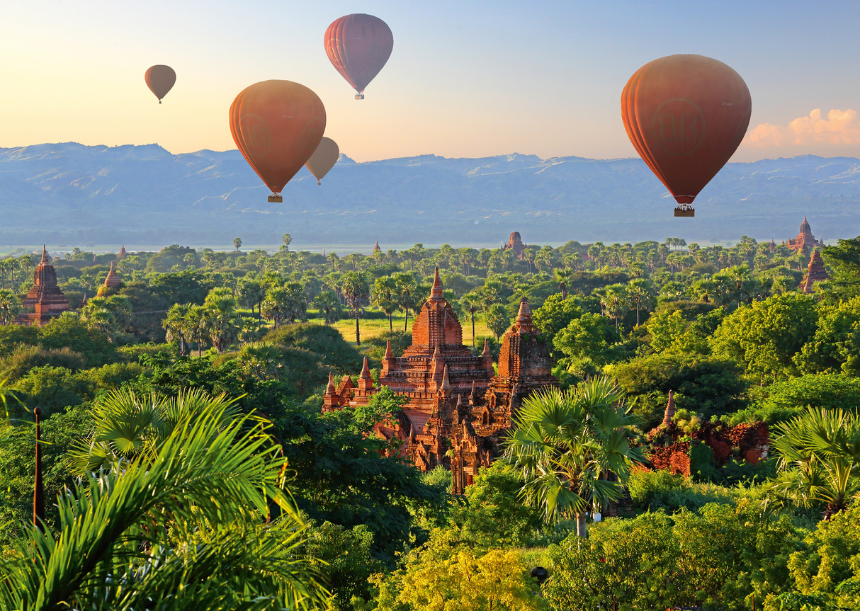 Hot Air Balloons Mandalay Myanmar - 1000 pcs