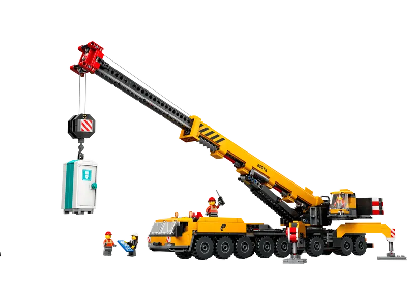 La grue de construction mobile jaune - City