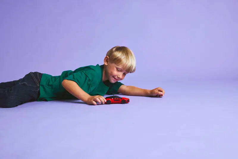 Red Sports Car - City