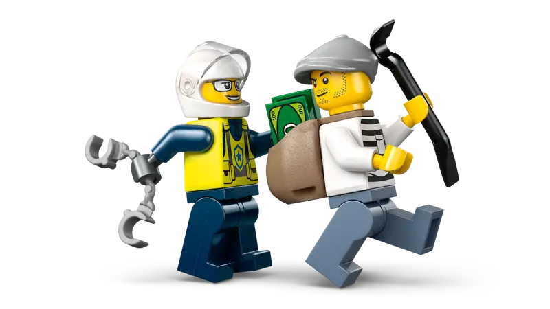 La poursuite en moto de police - City