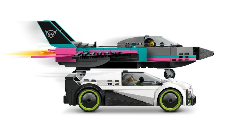 L’avion à réaction contre la voiture - City