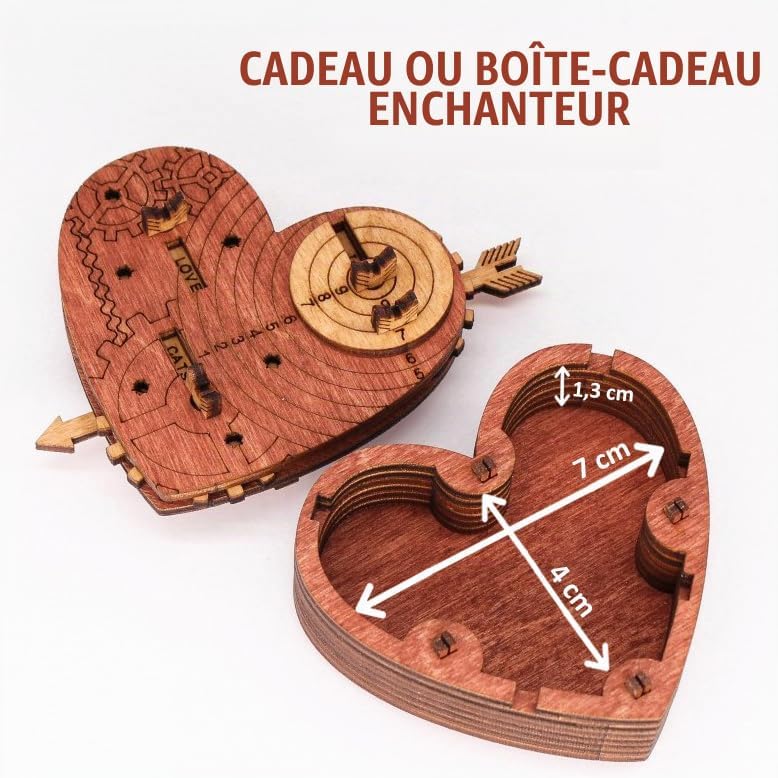 Gift Puzzle Box - Tin Woodman's Heart (Bil)