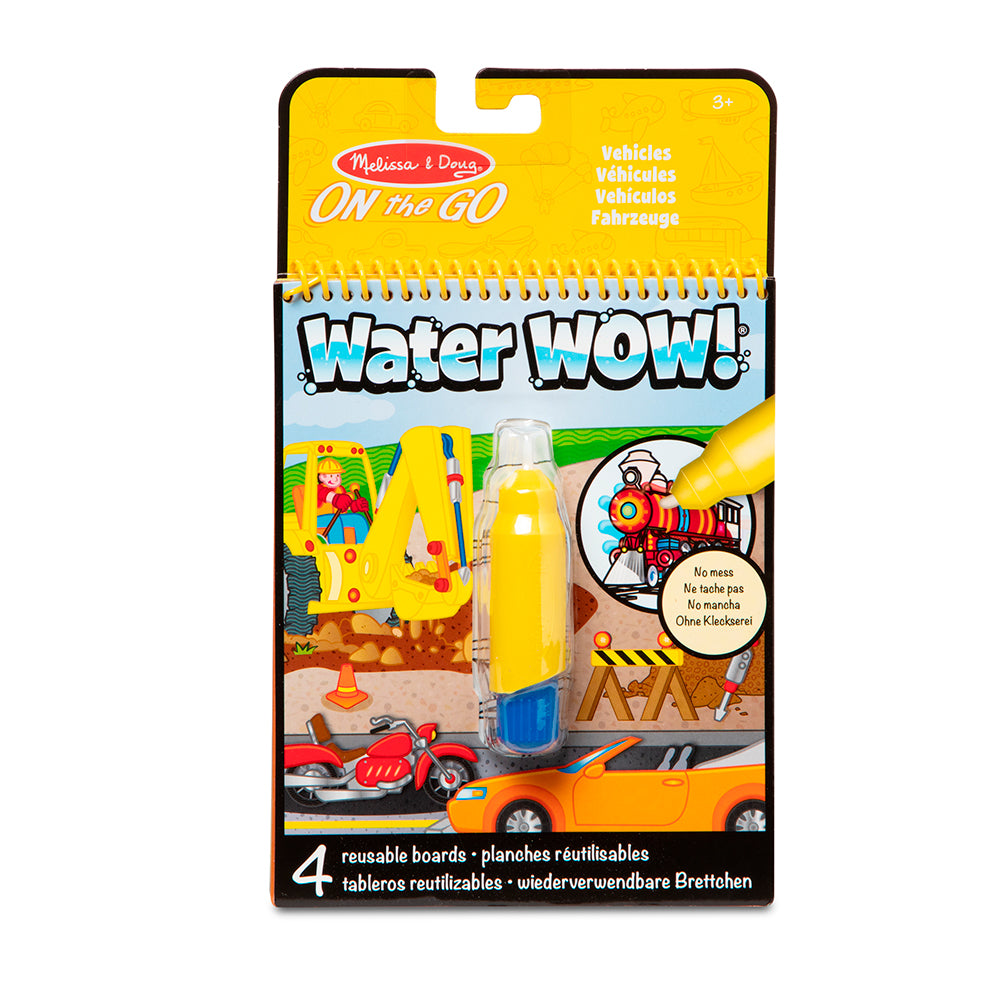 Water Wow - Carnet d'activités réutilisable - Véhicules