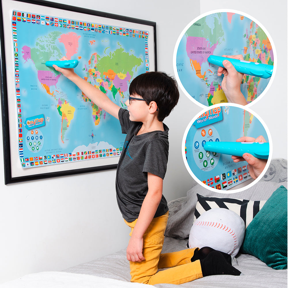 Mappe monde Interactive (Bil)