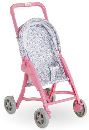 Poussette florale pour poupon 30 cm