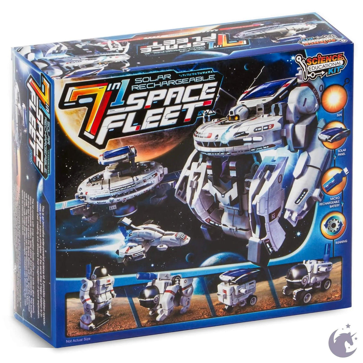 7 en 1 vaisseau spatial solaire (Bil) - La Ribouldingue