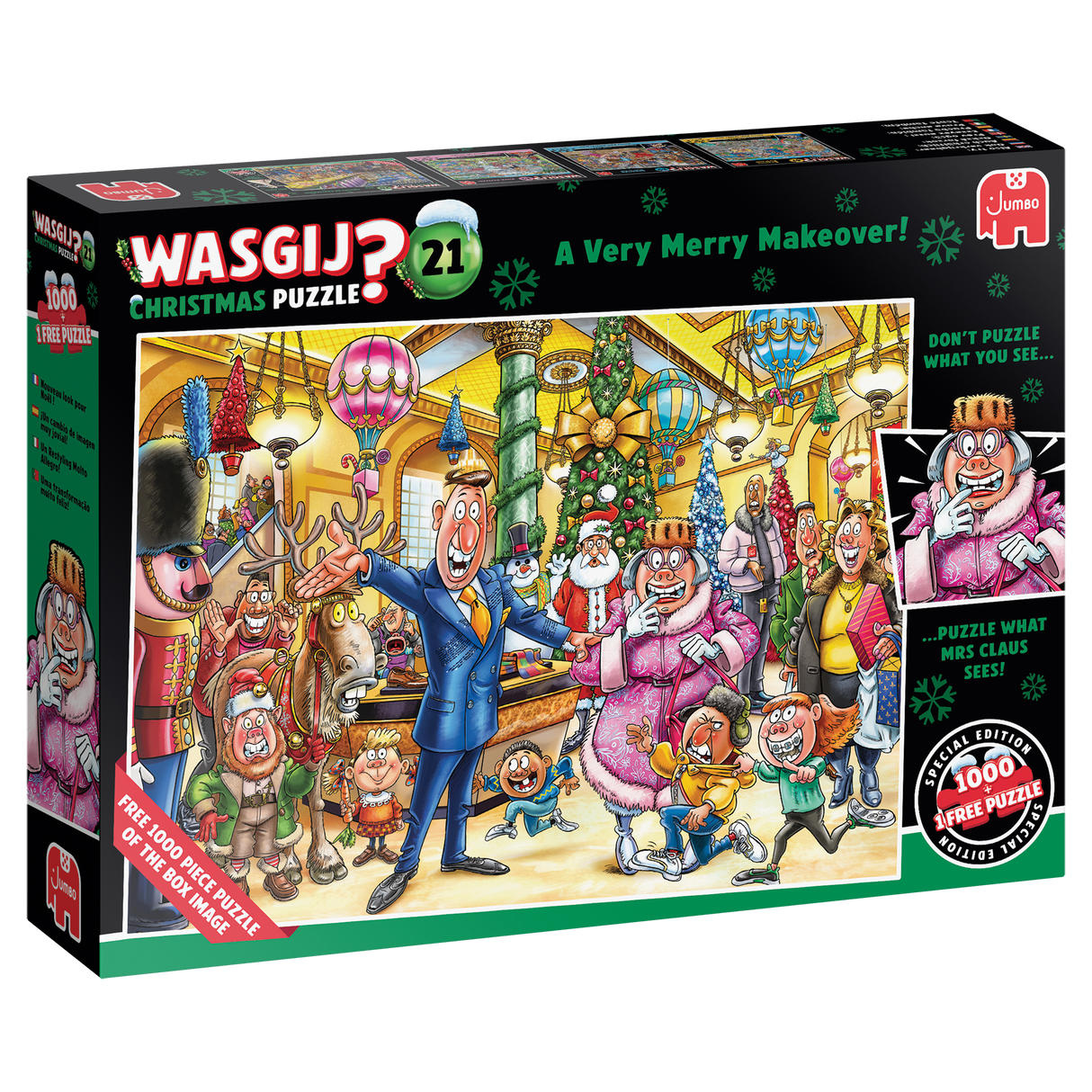 A Very Merry Makeover - Wasgij XMAS #21 - 2 X 1000 pcs