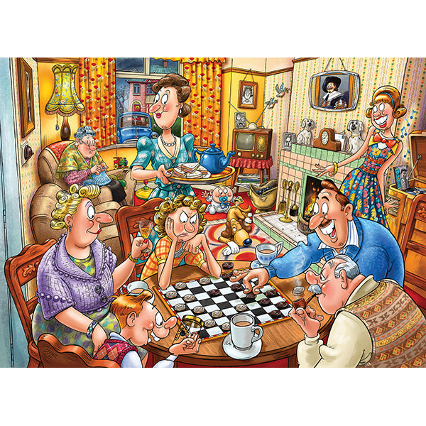 Game night! - Wasgij Destiny #25 - 1000 pcs