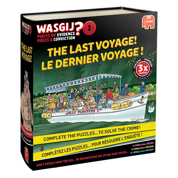 Coffret Wasgij - Pièces à conviction 1, Le dernier voyage !