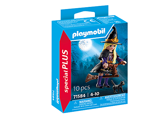 Sorciere avec chat - Special PLUS