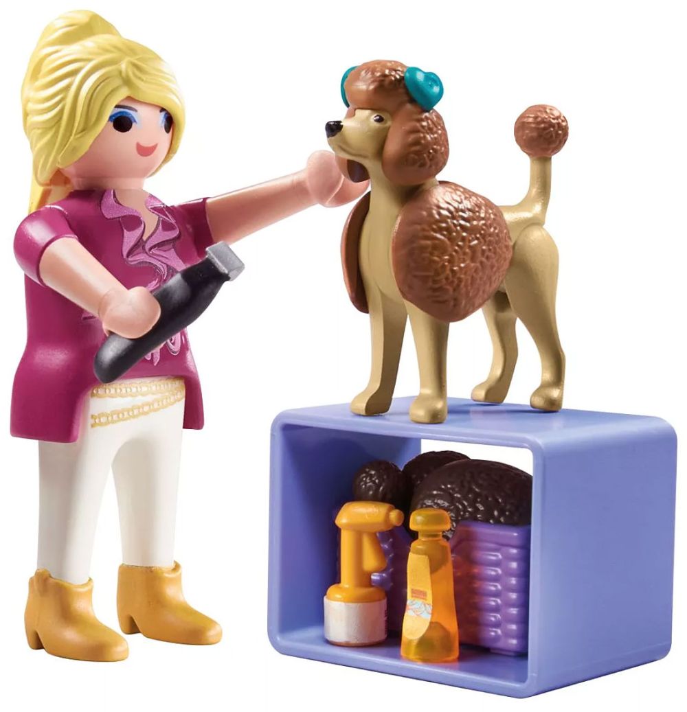 Toiletteuse avec caniche et accessoires - My Life