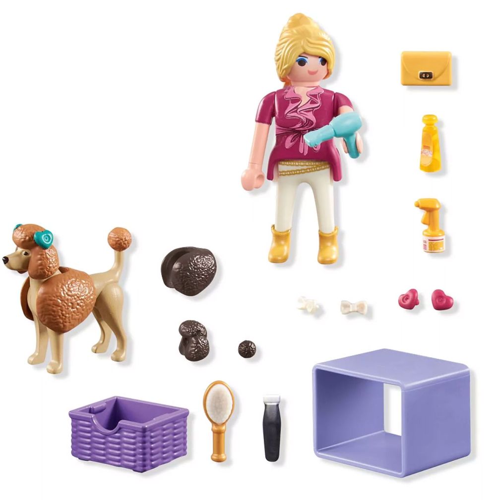 Toiletteuse avec caniche et accessoires - My Life