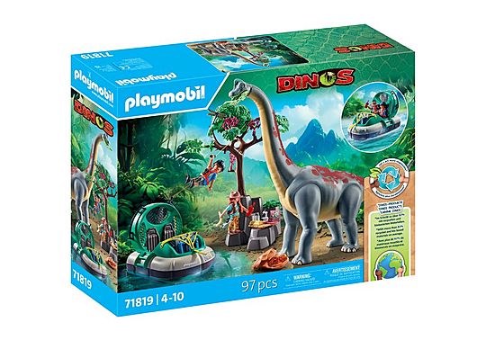 Brachiosaurus with Hovercraft - Dinos