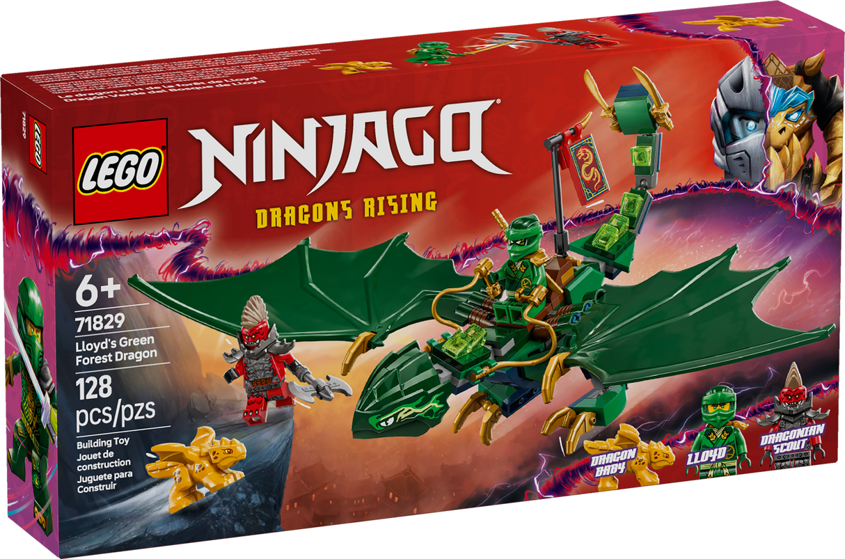 Le dragon vert de la forêt de Lloyd - Ninjago