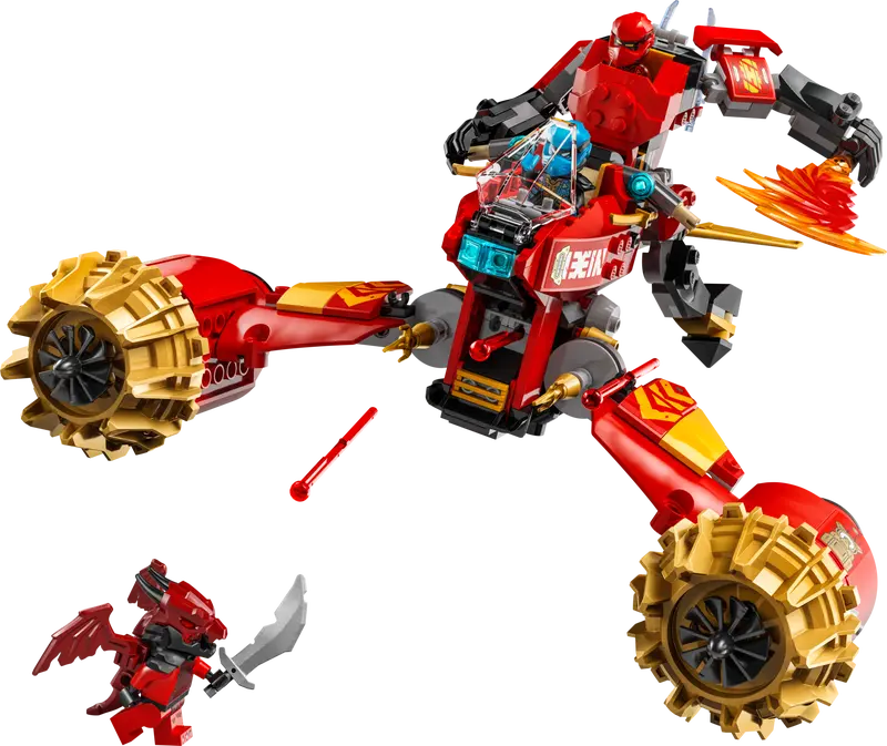 La moto-robot des tempêtes de Kai - Ninjago