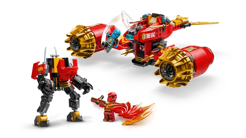 La moto-robot des tempêtes de Kai - Ninjago