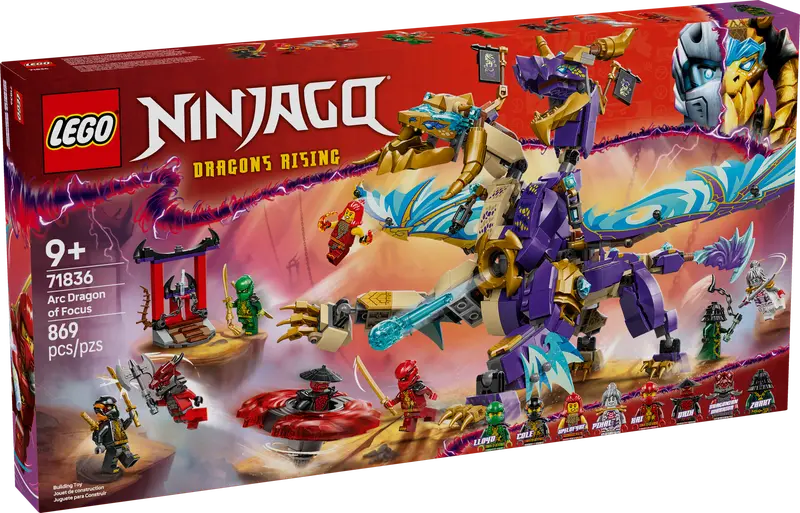 しろくろアタ製品セット Arc Dragon of Focus 71836 | NINJAGO® | Buy online at the Official