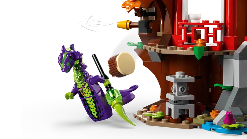 Le combat de véhicules ninja à la cabane dans l’arbre - Ninjago