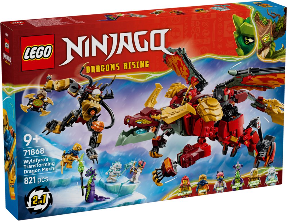 Le robot dragon transformable de Brasera - Ninjago